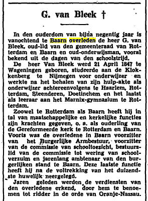 Afbeelding bij Gerrit van Bleek