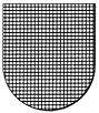 Arcering voor de heraldische kleur zwart