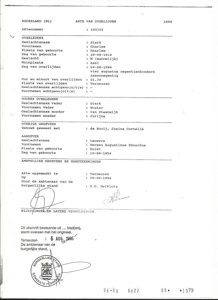 1996-08-04. Akte van overlijden Charles Sterk-700.gif